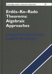 book Erdős – Ko – Rado Theorems : Algebraic Approaches