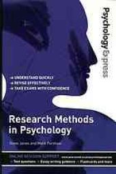 book Research methods in psychology