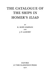 book The Catalogue of the Ships in Homer’s Iliad