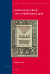 book Conrad Summenhart’s Theory of Individual Rights