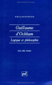 book Guillaume d’Ockham: Logique et philosophie