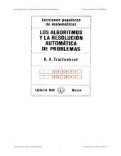 book Los algoritmos y la resolucion automatica de problemas