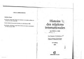 book Histoire des relations internationales de 1919 à 1945