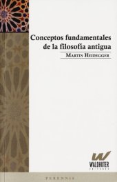 book Conceptos fundamentales de la filosofía antigua