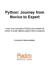 book Python Journey from Novice to Expert. Course in 3 Modules