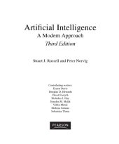 book Artificial Intelligence. A Modern Approach [Global Edition]