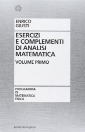 book Esercizi e complementi di analisi matematica