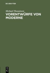 book Vorentwürfe von Moderne: Antike Melancholie und die Acedia des Mittelalters