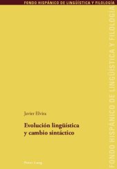 book Evolución lingüística y cambio sintáctico