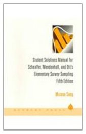 book Student Solutions Manual for Scheaffer/Mendenhall/Ott’s Elementary Survey Sampling