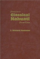 book Introduction to Classical Nahuatl