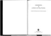 book Handbook of Lesbian and Gay Studies