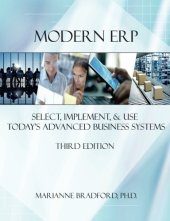 book Modern ERP: Select, Implement, and Use Today’s Advanced Business Systems