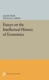 book Essays on the Intellectual History of Economics