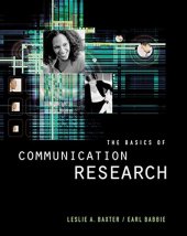 book The Basics of Communication Research (with InfoTrac)