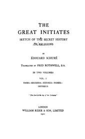 book The Great Initiates