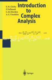 book Introduction to Complex Analysis