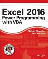 book Excel 2016 Power Programming with VBA