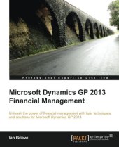 book Microsoft Dynamics GP 2013 Financial Management