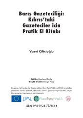 book Barış Gazeteciliği: Kıbrıs’taki Gazeteciler için Pratik El Kitabı