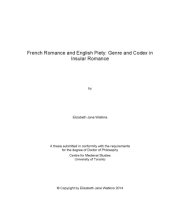 book French Romance and English Piety: Genre and Codex in Insular Romance