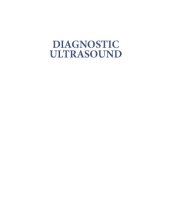 book Diagnostic Ultrasound