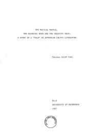 book The magical mantle, the drinking horn and the chastity test : A study of a ’tale’ in Arthurian Celtic literature