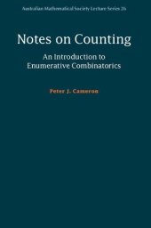 book Notes on Counting: An Introduction to Enumerative Combinatorics