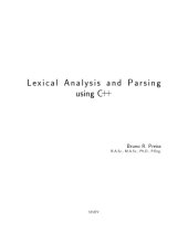 book Lexical Analysis and Parsing using C++