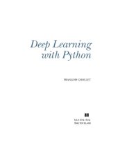 book Deep Learning with Python