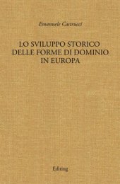 book Lo sviluppo storico delle forme di dominio in Europa