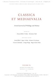 book Classica et Mediaevalia : Danish Journal of Philology and History