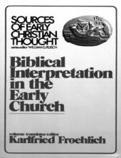 book Biblical Interpretation in the Early Church