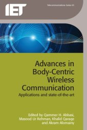 book Advances in Body-Centric Wireless Communication: Applications and State-of-the-Art