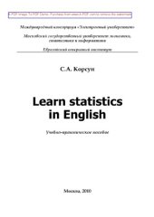 book Learn statistics in English