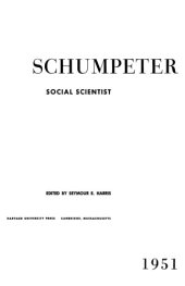 book Schumpeter: Social Scientist