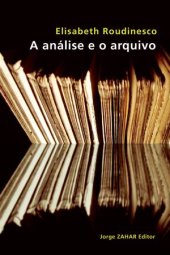 book A análise e o arquivo