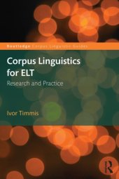 book Corpus Linguistics for ELT: Research and Practice