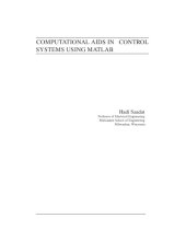 book Computational aids in control systems using MATLAB