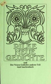 book Neue Gedichte. Der neuen Gedichte anderer Teil