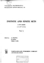 book Infinite and Finite Sets: To Paul Erdös on his 60th birthday