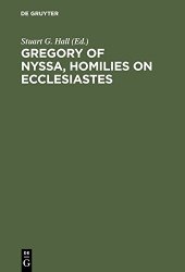 book Gregory of Nyssa, Homilies on Ecclesiastes: