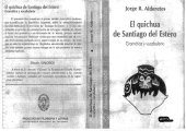 book El quichua de Santiago del Estero - Gramatica y Vocabulario