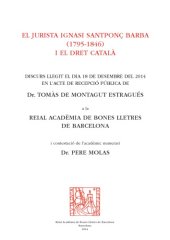 book El jurista Ignasi Santponç Barba (1795-1846) i el dret català