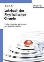 book Lehrbuch der physikalischen Chemie