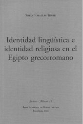 book Identidad lingüística e identidad religiosa en el Egipto grecorromano