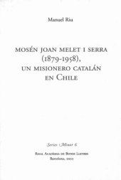 book Mosén Joan Melet i Serra (1879-1958), un misionero catalán en Chile