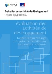 book Evaluating Development Activities : Twelve Lessons from DAC Peer Reviews