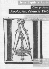 book Obra profana : Apologies, València 1545