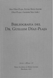 book Bibliografia del Dr. Guillem Díaz-Plaja